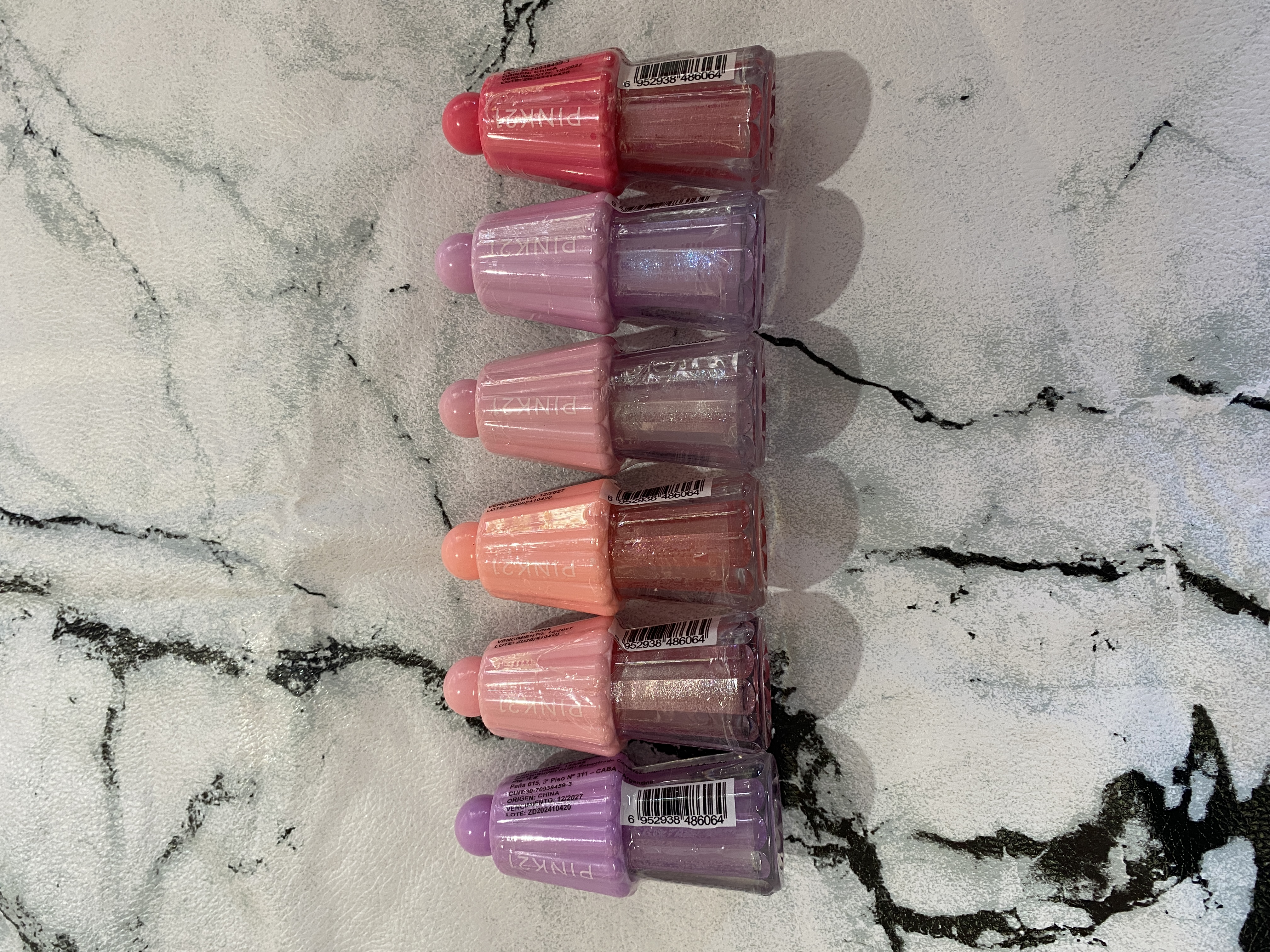 Lip gloss shiny Pink 21